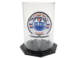 OnDisplay Deluxe UV-Protected Hockey Puck Display Case - Round Black Base OnDisplay Deluxe UV-Protected Hockey Puck Display Case - Round Black Base