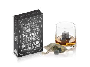 The Original Hand Carved 100% Natural Soapstone Whiskey Stones