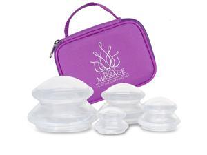 Royal Massage Silicone Cupping Therapy 4pc Set (1 Small, 1 Medium, 1 Large, 1 XL) Royal Massage Silicone Cupping Therapy 4pc Set (1 Small, 1 Medium, 1 Large, 1 XL)
