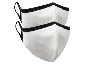 Sterell 2 pack Triple Layer Cotton Face Mask Washable Reusable Cloth Soft Fashionable Women Men Sterell 2 pack Triple Layer Cotton Face Mask Washable Reusable Cloth Soft Fashionable Women Men