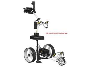 batcaddy x4r sport remote control cart w/ free accessory kit, 35ah, white