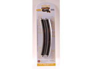 Bachmann N Scale Train E-Z Track Nickel Silver/Gray 15.50" Radius Curved 44854 Bachmann N Scale Train E-Z Track Nickel Silver/Gray 15.50" Radius Curved 44854