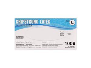 Sempermed GripStrong Latex Industrial Gloves, Powder Free 1 Box 100 Gloves - Size Large Sempermed GripStrong Latex Industrial Gloves, Powder Free 1 Box 100 Gloves - Size Large