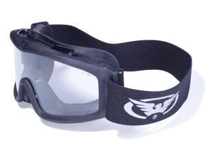 Global Vision Eyewear Ballistech 2 Safety Glasses with Matte Black Frames and Clear Anti-Fog Lenses