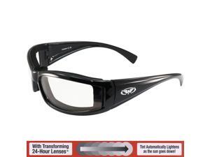 Global Vision Transition Stray Cat 24 Sunglasses With Clear to Smoke Anti-Fog Photochromic Lens Global Vision Transition Stray Cat 24 Sunglasses With Clear to Smoke Anti-Fog Photochromic Lens