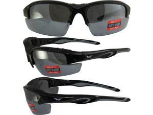 NINJAFM GLOBAL VISION SAFETY GLASSES WITH BLACK FRAME AND SILVER FLASH MIRROR LENSES NINJAFM GLOBAL VISION SAFETY GLASSES WITH BLACK FRAME AND SILVER FLASH MIRROR LENSES