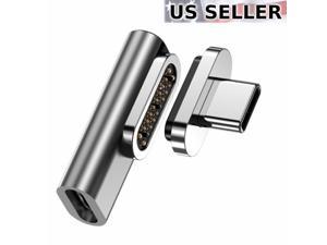 Magnetic USB C Adapter, 20 Pin Magnet to USB Type C Universal Converter, Black