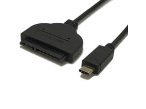 JacobsParts USB 3.1 Type C to SATA III SSD HDD 2.5" Hard Drive Adapter Cable, Supports UASP