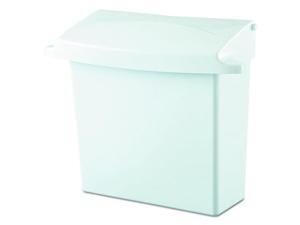 Rubbermaid Plastic Sanitary Napkin Receptacle, 12-1/2" Height, 1 EA FG614000WHT Rubbermaid Plastic Sanitary Napkin Receptacle, 12-1/2" Height, 1 EA FG614000WHT