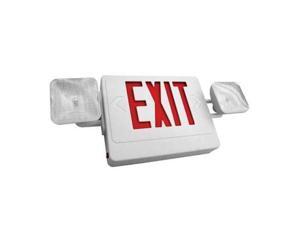 TCP 207232 Red LED Emergency Exit Combination Sign, 2 Pack TCP 207232 Red LED Emergency Exit Combination Sign, 2 Pack
