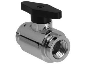 Universal Water Cooling G1/4 Vent Valve Brass- Chrome Inner Teeth Water Ball Valve Waterway Control For Pc Water Cooling Syste Universal Water Cooling G1/4 Vent Valve Brass- Chrome Inner Teeth Water Ball Valve Waterway Control For Pc Water Cooling Syste