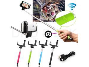 2 in 1 Handheld Wireless Bluetooth Selfie Monopod Stick tripod with Remote Button for iPhone 4 5 6 IOS samsung S5 Android