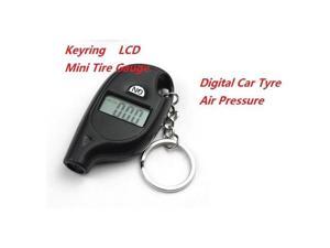 1 Pack Mini Tire Gauge Keyring Digital LCD Digital Car Tyre Air PSI Pressure