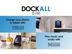 Azpen D100 Dock-All-in-One Docking Wireless Charging Station Bluetooth Speaker Multi-Device Multi Ports Azpen D100 Dock-All-in-One Docking Wireless Charging Station Bluetooth Speaker Multi-Device Multi Ports