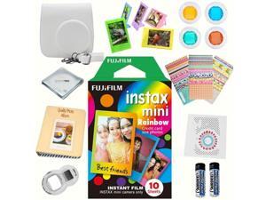 Fujifilm Instax mini 8 Film (Rainbow 10-PACK) + DELUXE Accessory KIT (White) Fujifilm Instax mini 8 Film (Rainbow 10-PACK) + DELUXE Accessory KIT (White)