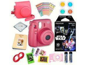 Fujifilm Mini 8 Raspberry bundle: Instant camera + Instant Stripe Film + Accessories - Newegg.com