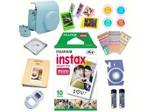 Fujifilm instax mini 8 accessories KIT BLUE includes - instant film 10 pack + deluxe bundle for fujifilm instax mini 8 camera Fujifilm instax mini 8 accessories KIT BLUE includes - instant film 10 pack + deluxe bundle for fujifilm instax mini 8 camera