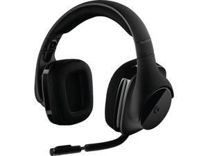 Logitech G533 Wireless Dts 7.1 Surround Gaming Headset - Stereo - Wireless - 49.2 ft - Over-the-head - Binaural - Circumaural - Black Logitech G533 Wireless Dts 7.1 Surround Gaming Headset - Stereo - Wireless - 49.2 ft - Over-the-head - Binaural - Circumaural - Black