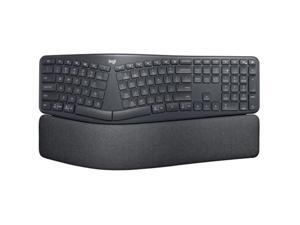 Logitech ERGO K860 Split Ergonomic Keyboard - Wireless Connectivity - Bluetooth/RF - 32.81 ft - 2.40 GHz - USB Interface - Windows, Mac OS - AAA Battery Size Supported - Black Logitech ERGO K860 Split Ergonomic Keyboard - Wireless Connectivity - Bluetooth/RF - 32.81 ft - 2.40 GHz - USB Interface - Windows, Mac OS - AAA Battery Size Supported - Black