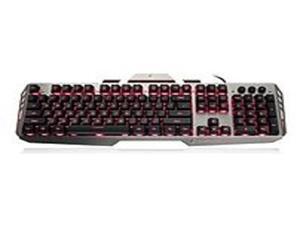 IOGEAR GKB704L-BK Kaliber Gaming HVER Aluminum Backlit Wired Keyboard - Black IOGEAR GKB704L-BK Kaliber Gaming HVER Aluminum Backlit Wired Keyboard - Black