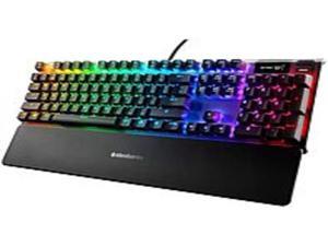 SteelSeries 64774 Apex 7 Mechanical Gaming Keyboard - Cable Connectivity - USB Interface - English (US) - Windows, Mac OS - Mechanical Keyswitch - Black SteelSeries 64774 Apex 7 Mechanical Gaming Keyboard - Cable Connectivity - USB Interface - English (US) - Windows, Mac OS - Mechanical Keyswitch - Black