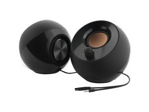 Creative Pebble 2.0 Speaker System - 4.40 W RMS - Black - 100 Hz to 17 kHz