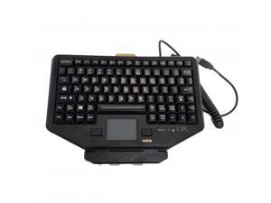 Havis PKG-KB-205 Rugged Chiclet Style Keyboard with Mount - Wired - USB - Backlit - Touchpad - Black Havis PKG-KB-205 Rugged Chiclet Style Keyboard with Mount - Wired - USB - Backlit - Touchpad - Black