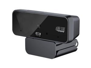 Adesso CyberTrack H6 4K Ultra HD Webcam - 8 Megapixel - 30 fps - USB 2.0 - Fixed Focus - Tripod mount - Privacy shutter - 3840 x 2160 Video - Works with Zoom, Webex, Skype, Team, Facetime, ... Adesso CyberTrack H6 4K Ultra HD Webcam - 8 Megapixel - 30 fps - USB 2.0 - Fixed Focus - Tripod mount - Privacy shutter - 3840 x 2160 Video - Works with Zoom, Webex, Skype, Team, Facetime, ...