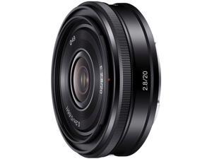 Sony SEL20F28 - 20 mm - f/2.8 - 16 - Wide Angle Lens for E-mount - 49 mm Attachment - 0.12x Magnification - 2.5"Diameter