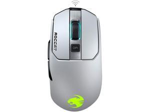 ROCCAT ROC-11-615-WE Kain 202 AIMO Gaming Mouse - Wireless - RGB Lighting - Right Handed - Ergonomic - 16000 dots per inch - 8 Buttons - White ROCCAT ROC-11-615-WE Kain 202 AIMO Gaming Mouse - Wireless - RGB Lighting - Right Handed - Ergonomic - 16000 dots per inch - 8 Buttons - White