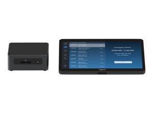 Logitech TAPZOMBASEINT BASE Zoom Room (no AV) with Tap and Intel NUC - 10.1-Inch Touchscreen - Wired - SuperSpeed USB 3.0