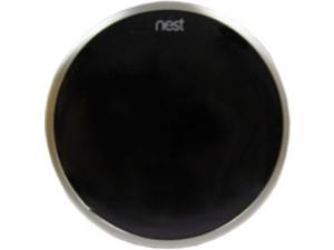 Google Nest T3019US Learning Thermostat - 3rd Gen - Polished Steel - Alexa