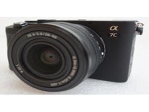 Refurbished Sony Alpha 7C FullFrame Compact Mirrorless Camera Kit  Black ILCE7CLB