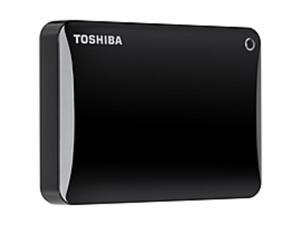 Toshiba Canvio Connect II HDTC820XK3C1 2 TB External Hard Drive - USB 3.0 - 5400 - 8 MB Buffer - Portable - Black