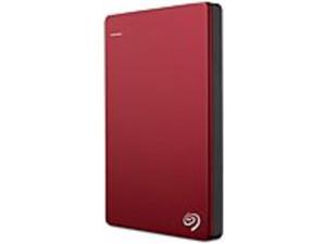 Seagate Backup Plus Portable STDR2000103 2 TB External Hard Drive - USB 3.0 - Portable - Red