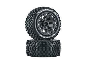 2 Duratrax C5105 Bandito St 2.2 Buggy Tires and Wheels Black 
