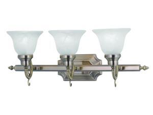 Livex Lighting French Regency Bath Light in Antique Brass - 1283-01 Livex Lighting French Regency Bath Light in Antique Brass - 1283-01
