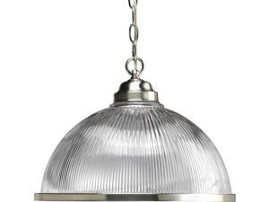 Progress Lighting Prismatic Glass One-Light Pendant - P5103-09 Progress Lighting Prismatic Glass One-Light Pendant - P5103-09
