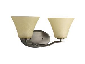 Progress Lighting Bravo Two-Light Wall Bracket - P2005-20 Progress Lighting Bravo Two-Light Wall Bracket - P2005-20