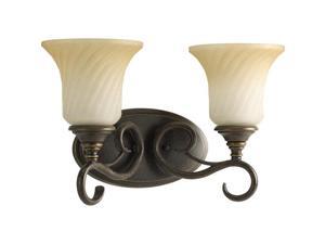 Progress Lighting Kensington Two-Light Bath Fixture - P2784-77 Progress Lighting Kensington Two-Light Bath Fixture - P2784-77