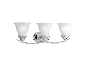 Progress Lighting Trinity Three-Light Bath Bracket - P3192-15 Progress Lighting Trinity Three-Light Bath Bracket - P3192-15