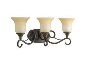 Progress Lighting Kensington Three-Light Bath Fixture - P2785-77 Progress Lighting Kensington Three-Light Bath Fixture - P2785-77