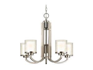 Dolan Designs Horizon 5 Light Chandelier Satin Nickel - 2950-09 Dolan Designs Horizon 5 Light Chandelier Satin Nickel - 2950-09