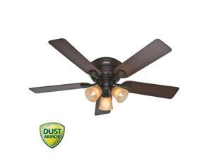 Hunter 53173 52 In Sonora French Vanilla Ceiling Fan With Light