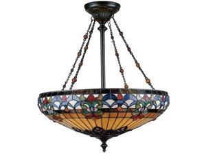 Quoizel 4 Light Belle Fleur Pendant in Vintage Bronze - TF1781VB Quoizel 4 Light Belle Fleur Pendant in Vintage Bronze - TF1781VB
