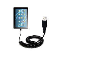 Coiled USB Cable compatible with the Kocaso M1400 Coiled USB Cable compatible with the Kocaso M1400