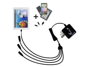 Quad output Wall Charger includes tip for the Kocaso SX9700 / SX9722 / SX9701 Quad output Wall Charger includes tip for the Kocaso SX9700 / SX9722 / SX9701