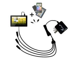 Quad output Wall Charger includes tip for the Kocaso M1070 Quad output Wall Charger includes tip for the Kocaso M1070