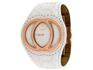 Versace Eclissi Authentic Gianni 84Q White Band Ladies Watch Versace Eclissi Authentic Gianni 84Q White Band Ladies Watch