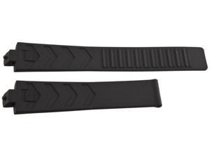 TAG Heuer Kirium 17mm Black Rubber Watch Band Strap TAGH01